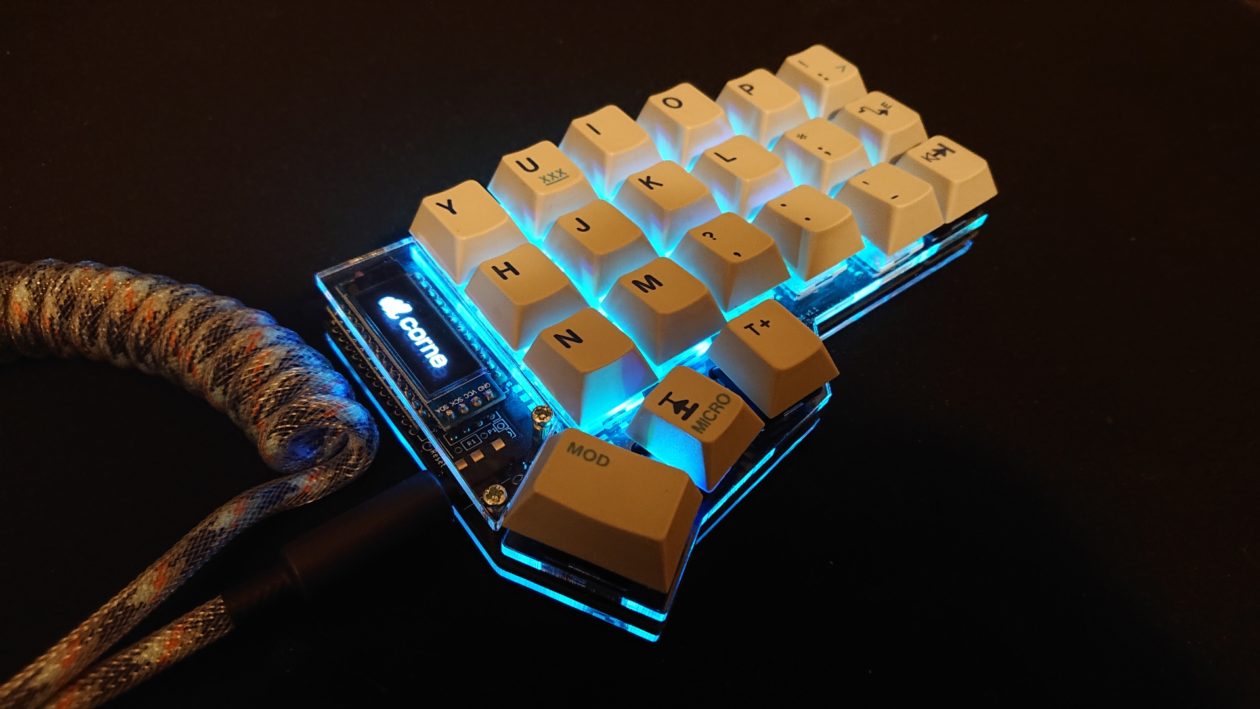 Corne Keyboard (Helidox) build log Thomas Baart